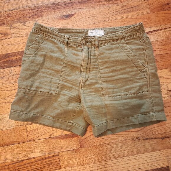 Free People Pants - Free People Olive Women’s Shorts Sz 6